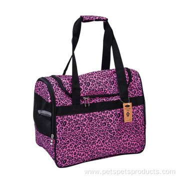 Black Pet Carrier Supplies Bag Travel Bag